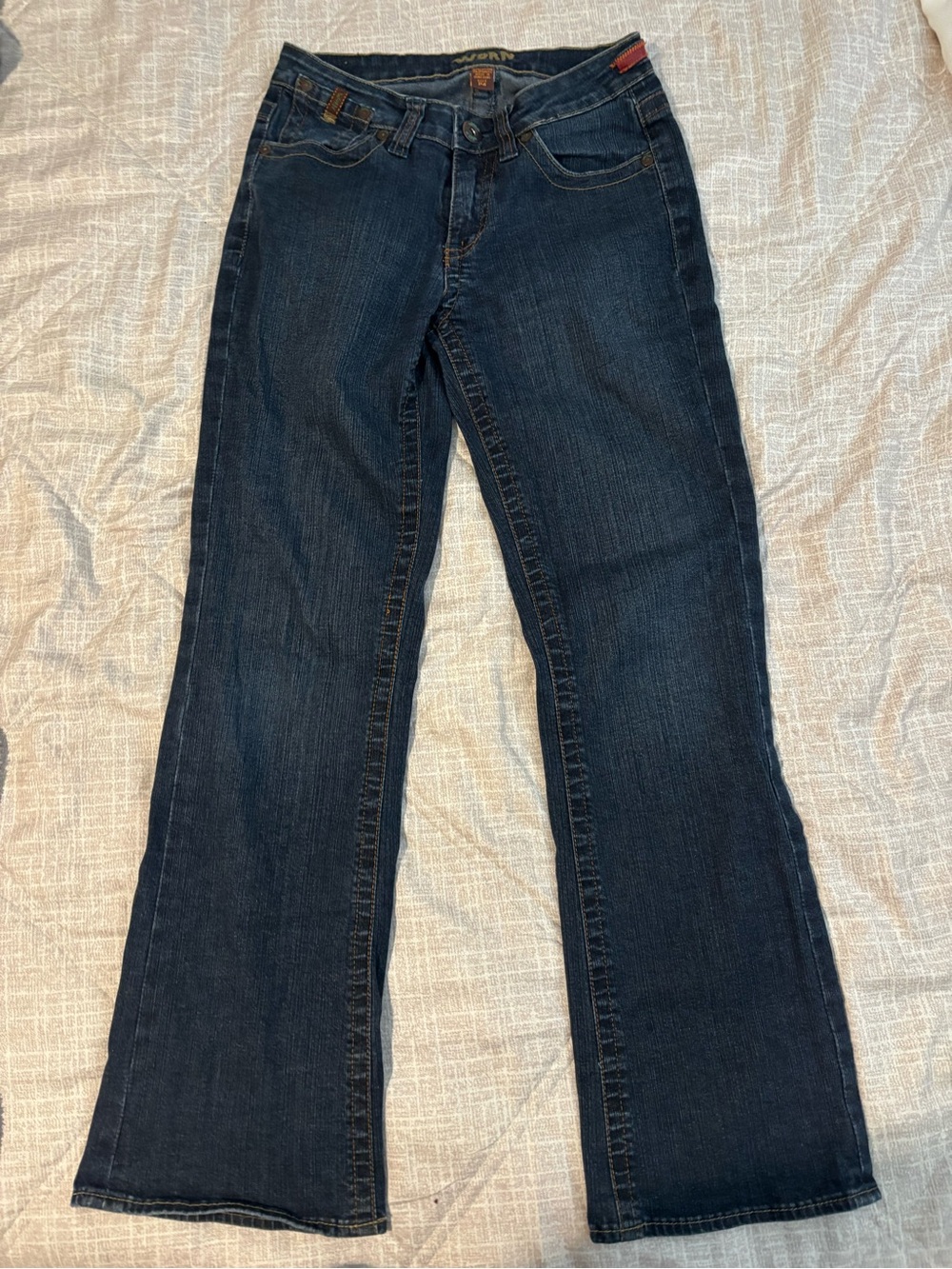 Dark Blue Women's Bootcut Jeans